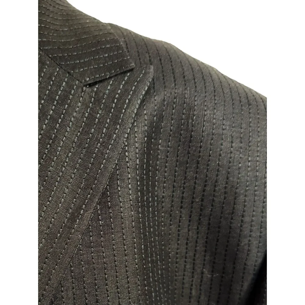 Cigar Couture Black 3 Button Front Blazer - Size 3XL